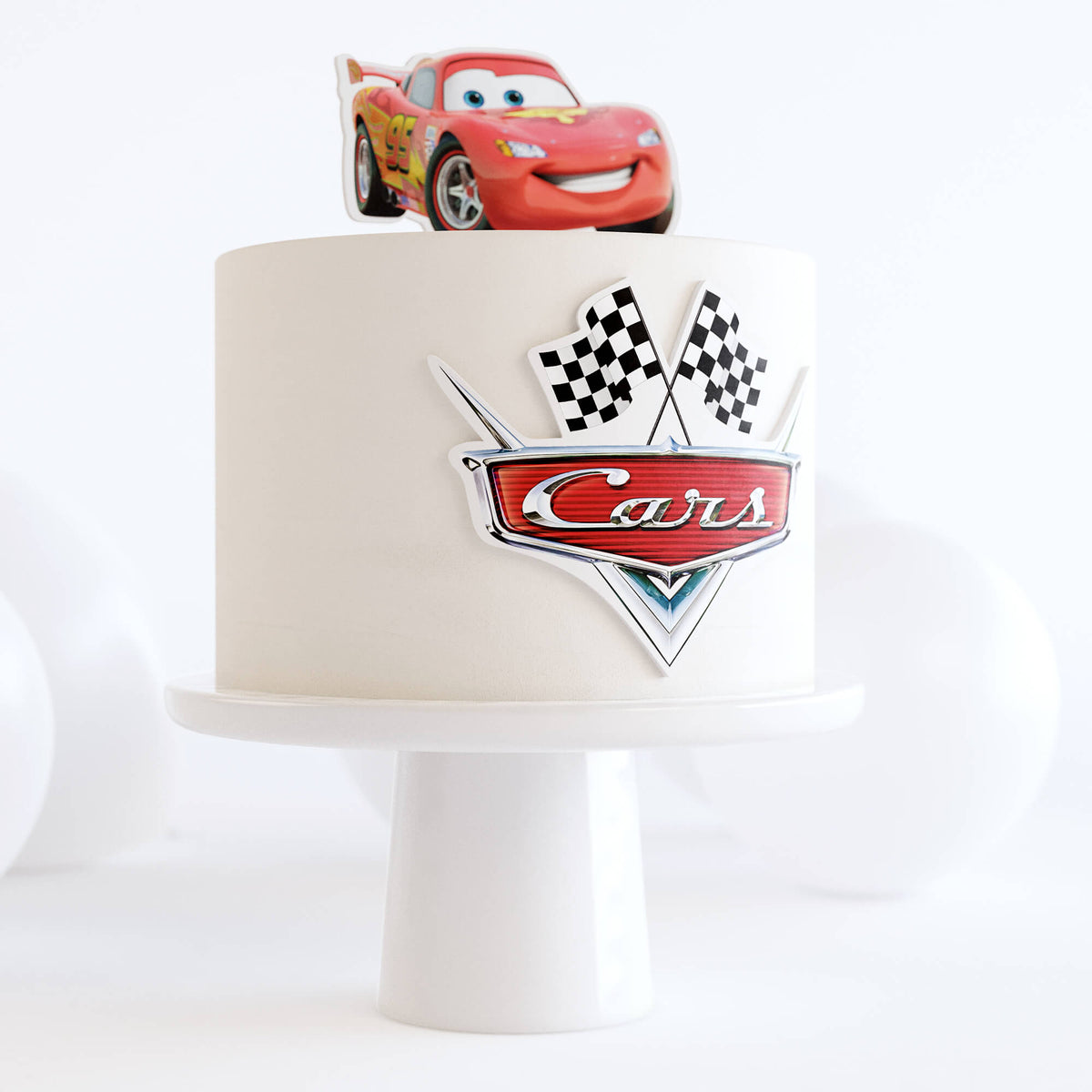 Bolo de aniversário menino Cars pasta de açúcar – Love In a Cake
