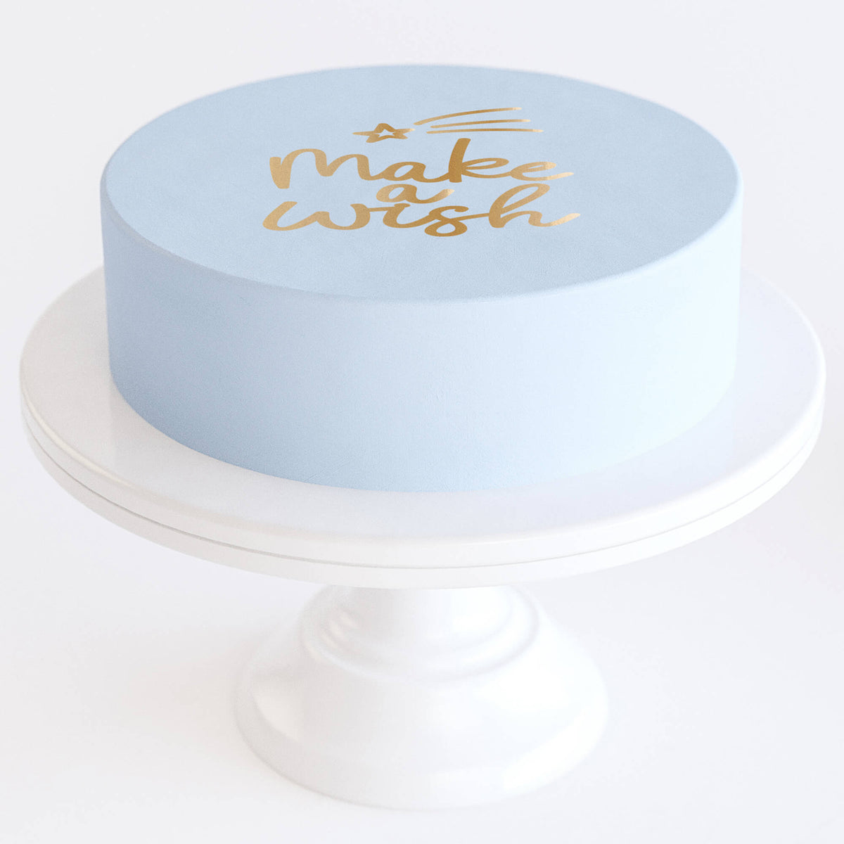 Bolo de aniversário 50 anos azul com cobertura de açúcar e icing – Love In  a Cake